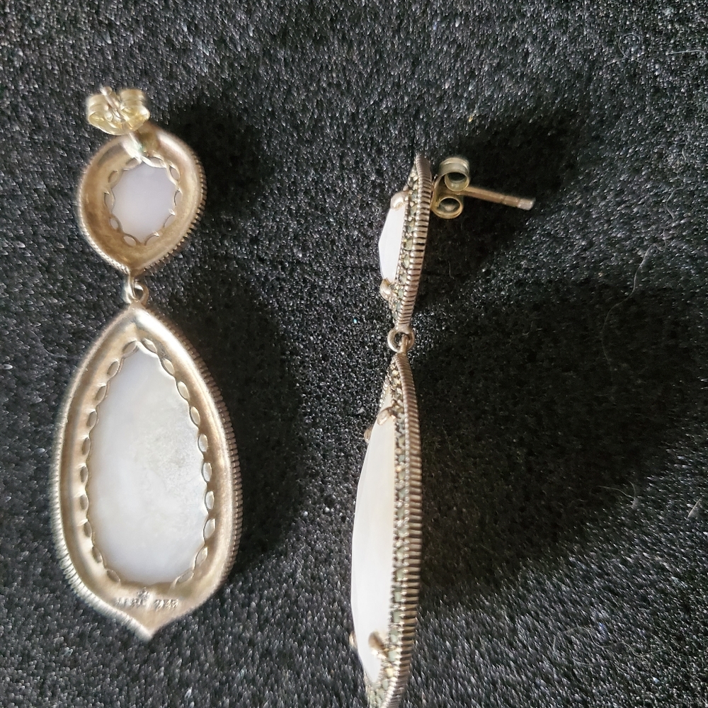 Quartz earrings - Picture 2 of 5